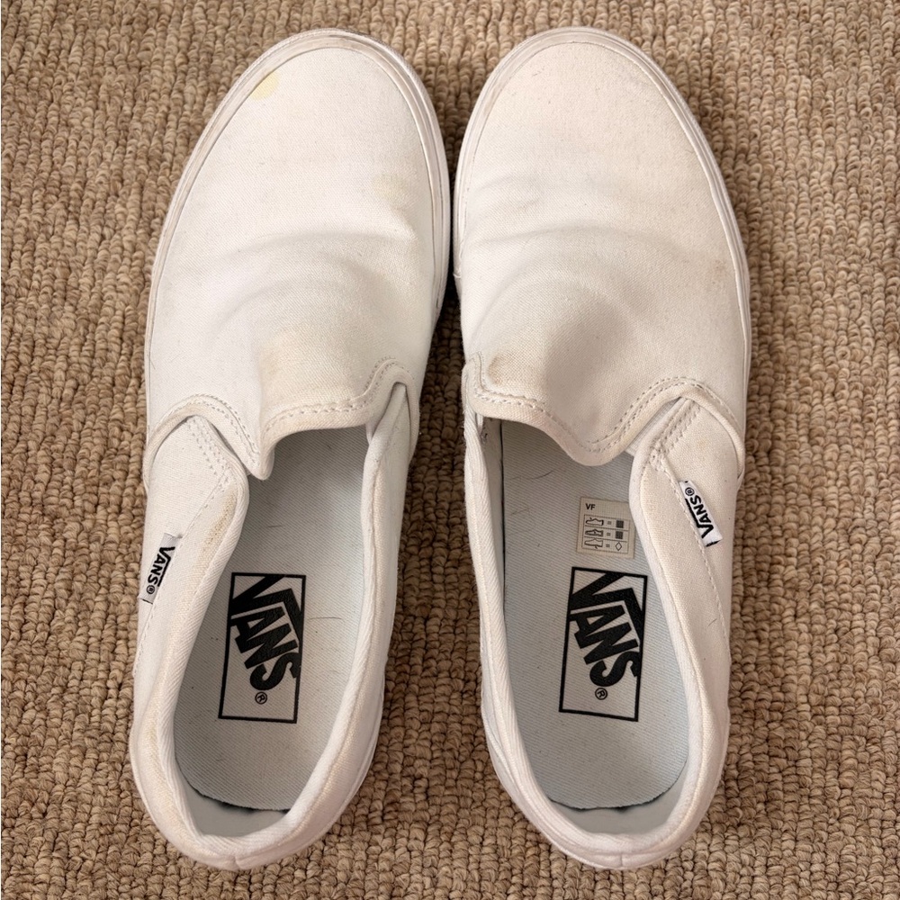 Vans Classic Slip-On Women’s Shoes — White